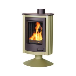 Krbová kamna MASTERFLAMME Piccolo II, olivová FLHSF41-012