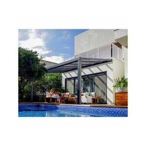 Hliníková pergola PALRAM Stockholm 3,4 x 5,2 antracit GD705873