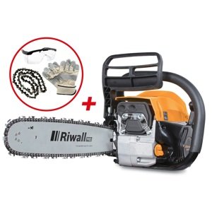 Benzínová řetězová pila RIWALL PRO RPCS 5140 SET