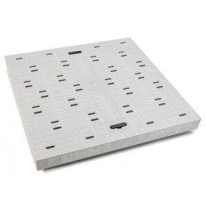 Gutta Poklop s madlem pro revizní šachtu, 700 x 700 mm, šedá