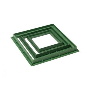 Gutta Rám pro rošt nebo poklop, 250 x 250 mm, zelená