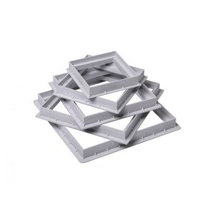 Gutta Rám pro rošt nebo poklop, 350 x 350 mm, šedá