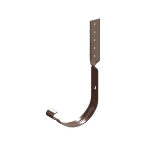 Gutta Barevný žlabový hák 125 / 160 mm kroucený - hnědá