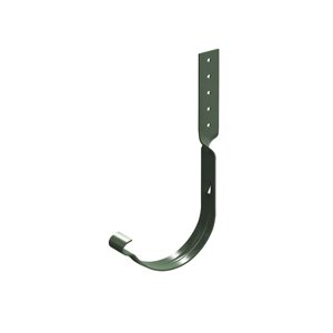 Gutta Barevný žlabový hák 125 / 160 mm kroucený - chromová zelená