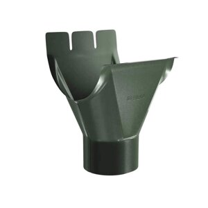 Gutta Barevný okapový kotlík 125 / 90 mm - chromová zelená
