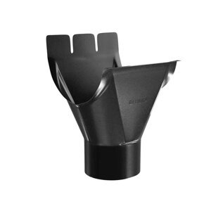 Gutta Barevný okapový kotlík 125 / 90 mm - černá