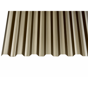 Gutta Trapézový polykarbonát Guttagliss MAKRO trapéz 0,8mm, 2000x1045mm bronz