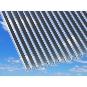 Gutta Polykarbonátová deska Guttagliss Zebra 16 mm, 2000 x 980 mm, antracit