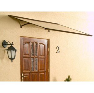 Vchodová stříška STANDARD 160 x 85 cm hnědá / čirá GU4000203