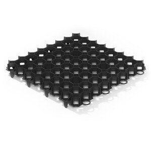 Gutta Guttagarden Black zatravňovací dlažba 50 x 50 x 6,2 cm černá