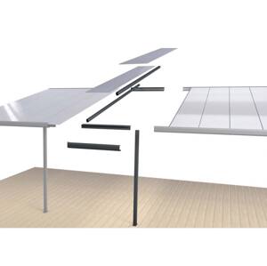 Prodloužení pergoly Terrassendach original 1,20 x 3,06 m - antracit GU4293713