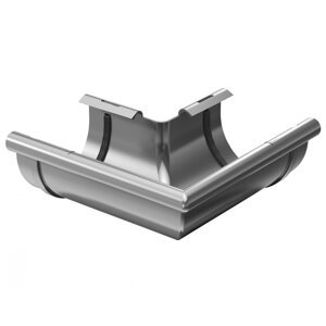 Plastový roh žlabu Gutta Aqua (vnější) 125 mm, antracit
