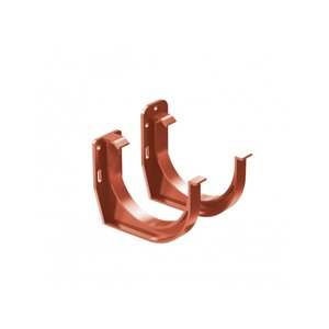 Plastový žlabový hák Gutta Aqua (čelní) 125 mm, cihlově červená