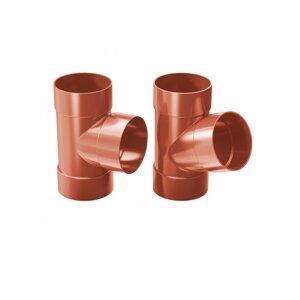 Plastové napojení do svodu Gutta Aqua 110 mm, cihlově červená