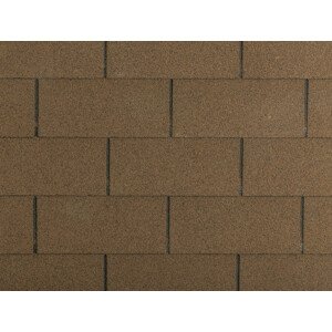 Gutta Asfaltový šindel Guttatec Rectangular hnědý, 3m2/bal