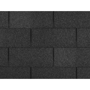 Gutta Asfaltový šindel Guttatec TOPGLASS RECTANGULAR černá 3m2/bal