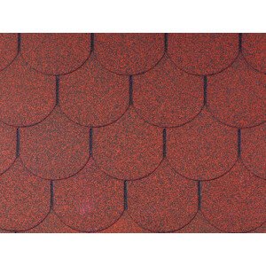 Gutta Asfaltový šindel Guttatec TOPGLASS BEAVER červená 3m2/bal