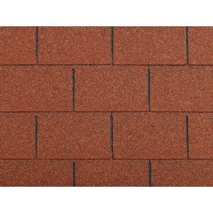 Gutta Asfaltový šindel Guttatec 4TAB obdélník hnědý, 3 m2/bal