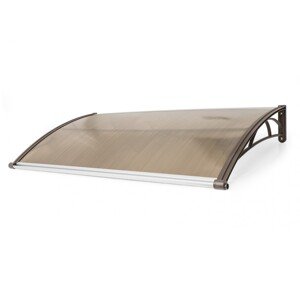 Vchodová stříška VALTELLINA 120 x 82 cm hnědá / bronz GU7315145