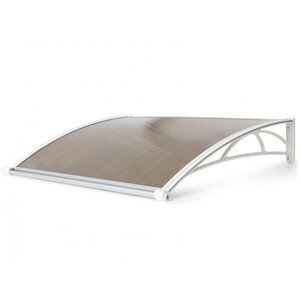 Vchodová stříška Valtellina, 150 x 82 cm, bílá / bronz GU7315172