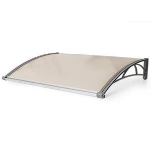 Vchodová stříška VALTELLINA 150 x 82 cm šedá / bronz GU7315190