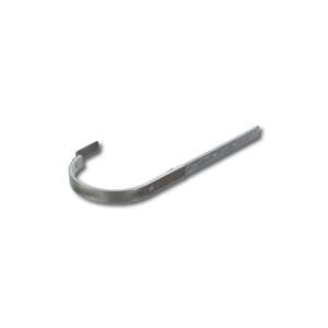 Gutta Pozinkovaný žlabový hák 25/43 cm, kroucený