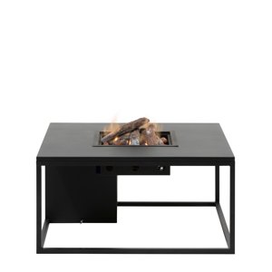 Stůl s plynovým ohništěm COSI Cosiloft 100 černý rám / černá deska HM5980980
