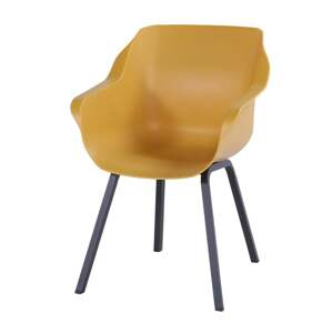 Jídelní židle Sophie Element s ALU podnoží, Curry Yellow HN21680872