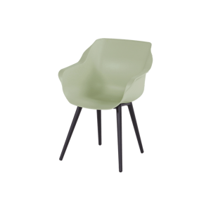 Jídelní židle Sophie Studio s ALU podnoží, plastová,French green HN21681847
