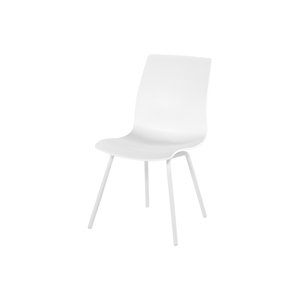 Jídelní židle Sophie Rondo Wave s alu podnoží, Royal White HN21703003