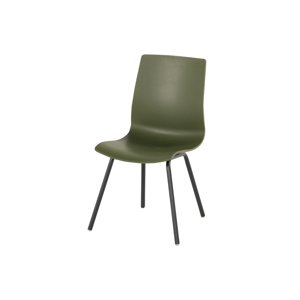 Jídelní židle Sophie Rondo Wave s alu podnoží, Moss Green HN21703031