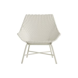 Lounge křeslo Delphine z umělého ratanu, moccacino HN53404103
