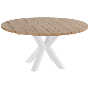Zahradní kulatý stůl Stephanie 150cm, bílá HN53629203