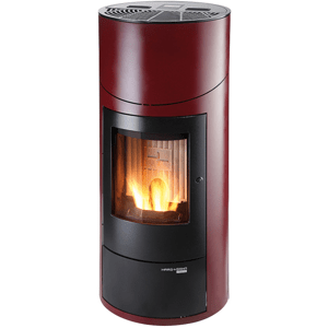 Haas+Sohn Peletová kamna HSP 7 II GRANDE RLU DE LUXE, červená vč. WLAN