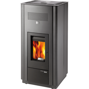 Haas+Sohn Peletová kamna HSP 6 s výměníkem, antracit/černá vč. WLAN