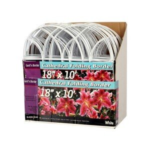 Zahradní plůtek 45 cm x 3 m bílá (7 ks) MA409903
