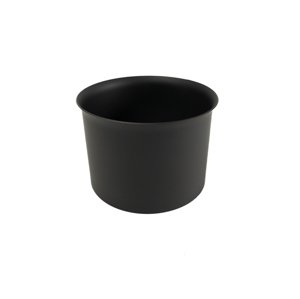Zděř kouřová 150 mm, silnostěnné 1,5 mm, černá MA654261