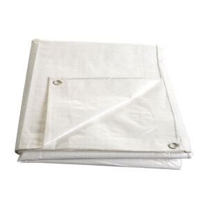 Plachta s oky 4 x 6m TRA/BÍ 140g/m2, kašírovaná MA764057