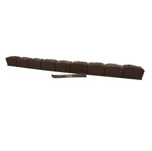 Zahradní obrubník ROMAN STONE terakota 120 cm, gumový (včetně hřebů) MHEU5000118
