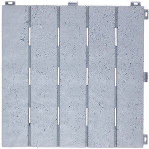 Gumová dlaždice NATURAL STONE 30 x 30 cm, platinově šedá MHEU5100329