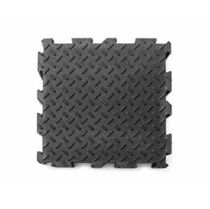 Gumová dlaždice ALFA 30 x 30 cm, černá MHEU5100330