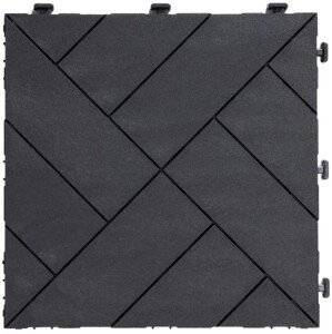 Gumová dlaždice ARISTA 30 x 30 cm, antracit MHEU5100540