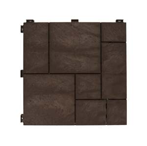 Gumová dlaždice STONE MOSAIC 30 x 30 cm, hnědá MHEU5100589