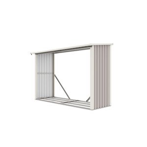 Přístřešek na dřevo G21 WOH 335 - 242 x 89 cm, šedý PE63900504