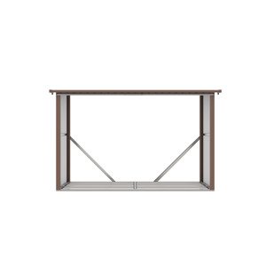 Přístřešek na dřevo G21 WOH 335 - 242 x 89 cm, hnědý PE63900506