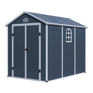 Zahradní domek G21 Boston 523 - 188 x 278 cm, plastový, šedý PE6390071