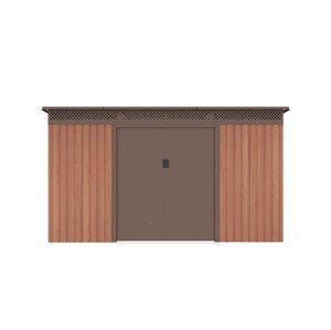 Zahradní domek G21 GRAH 915 - 340 x 269 cm, hnědý PE6390096