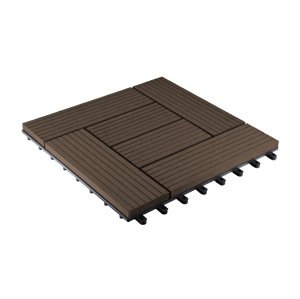 G21 WPC dlaždice PALMYRA 30 x 30 cm, Indický teak (balení 1 m2)