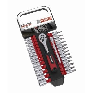 Gola sada KREATOR 1/4" 28-dílná