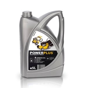 Olej do 4-taktních motorů POWERPLUS, 5l PPPOWOIL035